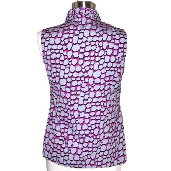 Banana Republic M sleeveless blouse gray - Picture 3 of 7